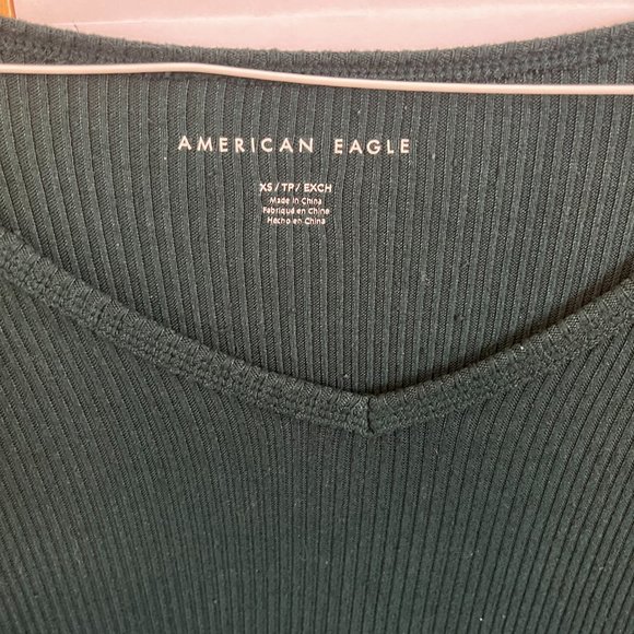 American Eagle Long Thin Green Knit Sweater, women's size XS - Picture 8 of 11